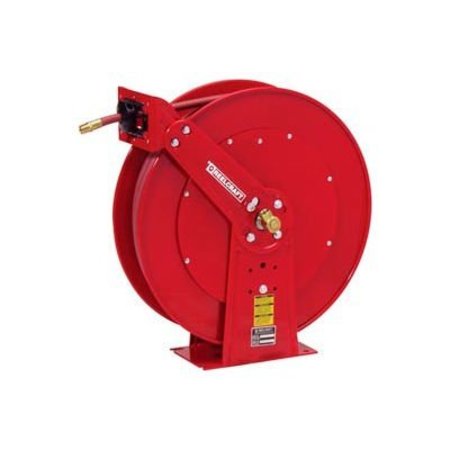 Reelcraft Reelcraft 3/8"x100' 300 PSI Spring Retractable Dual Pedestal Hose Reel 81100 OLP